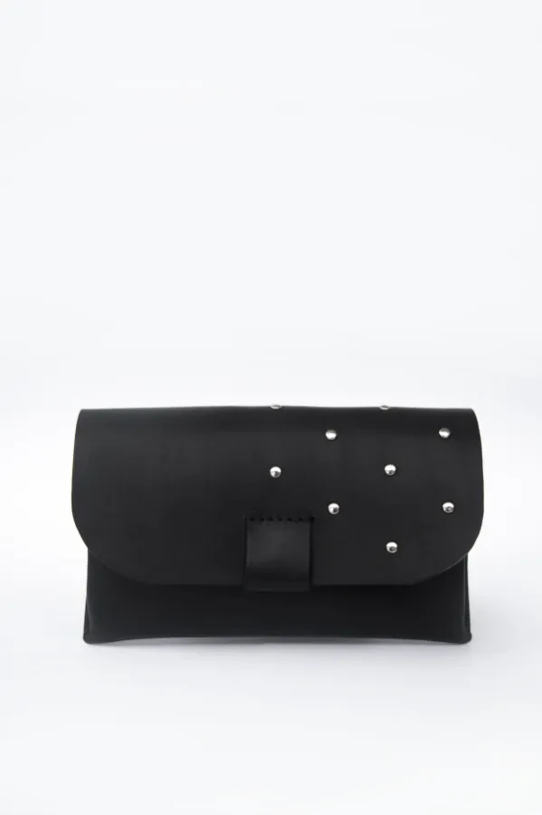 Поясная сумочка/клатч с клепками Mini