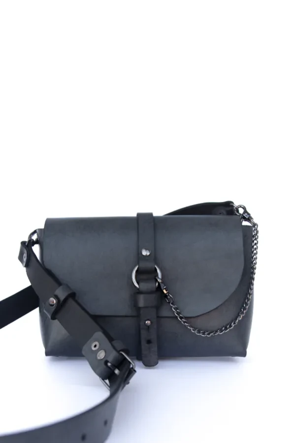 Сумочка Элара Medium (сине-серая)