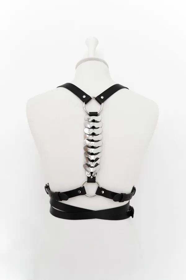 Портупея с позвонками 2 (серебро)