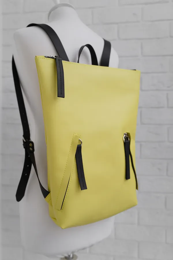 Рюкзак плоский (желтый)